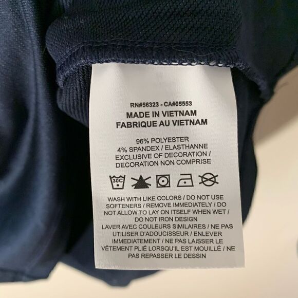 Nike EUC navy blue Dri-Fit vapor 1/2 zip golf pullover Size Medium - Picture 4 of 4